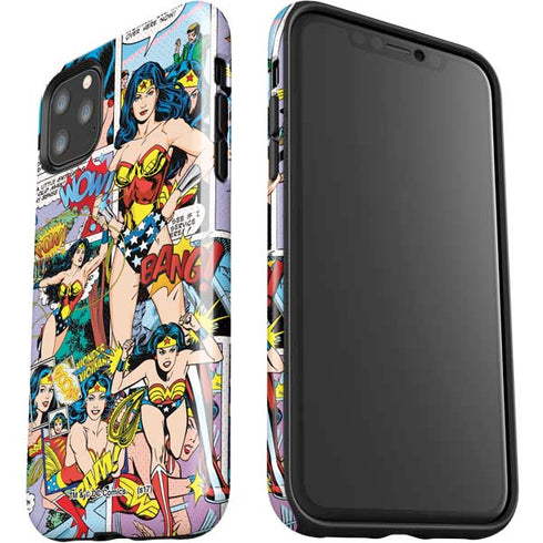 DC Comics Wonder Woman Comic Blast iPhone 11 Pro Max Impact Case
