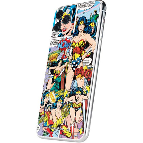 DC Comics Wonder Woman Comic Blast iPhone 11 Pro Max Skin