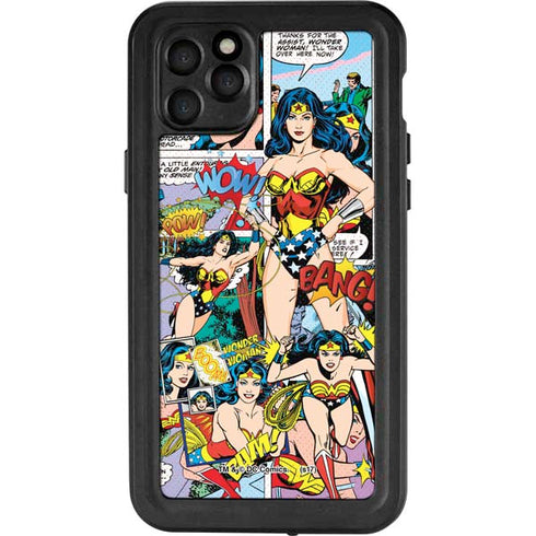 DC Comics Wonder Woman Comic Blast iPhone 11 Pro Max Waterproof Case