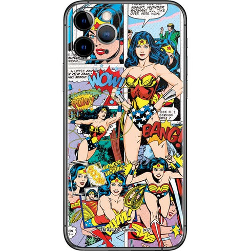 DC Comics Wonder Woman Comic Blast iPhone 11 Pro Skin