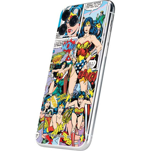 DC Comics Wonder Woman Comic Blast iPhone 11 Pro Skin