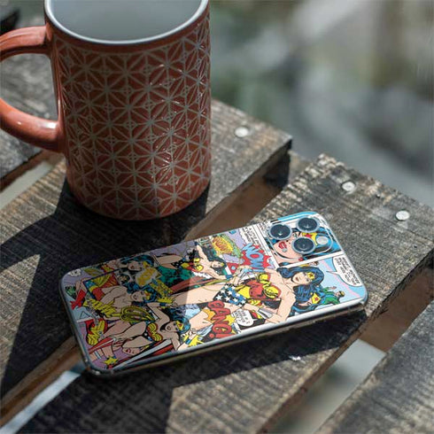 DC Comics Wonder Woman Comic Blast iPhone 11 Pro Skin
