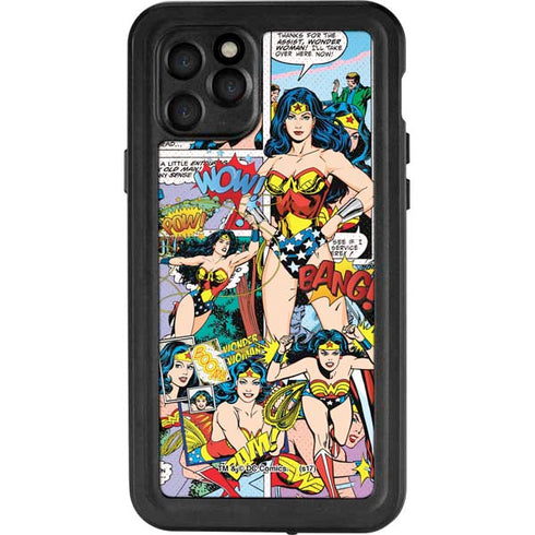 DC Comics Wonder Woman Comic Blast iPhone 11 Pro Waterproof Case