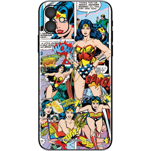 DC Comics Wonder Woman Comic Blast iPhone 11 Skin