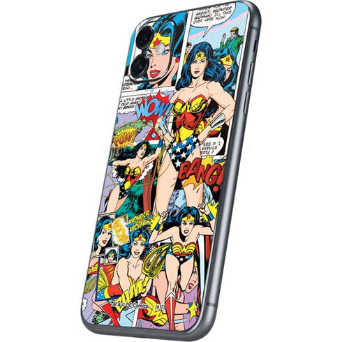DC Comics Wonder Woman Comic Blast iPhone 11 Skin