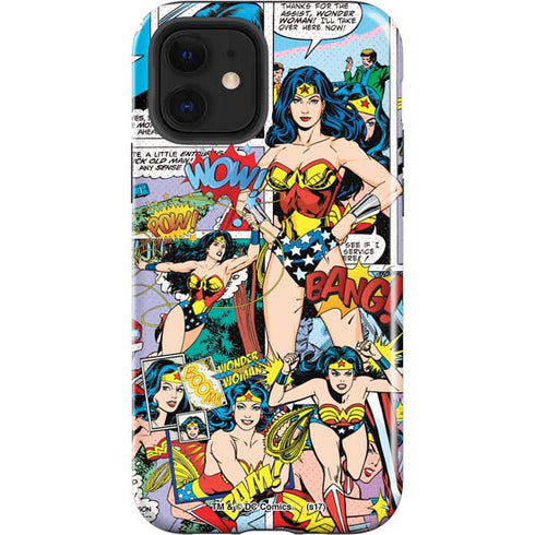 DC Comics Wonder Woman Comic Blast iPhone 12 Impact Case