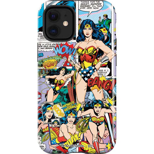 DC Comics Wonder Woman Comic Blast iPhone 12 Mini Impact Case