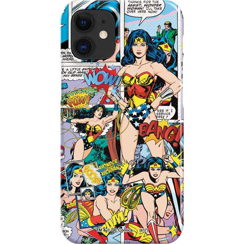 DC Comics Wonder Woman Comic Blast iPhone 12 Mini Lite Case