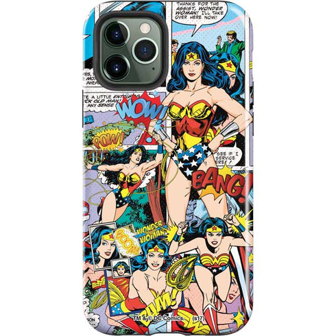 DC Comics Wonder Woman Comic Blast iPhone 12 Pro Impact Case