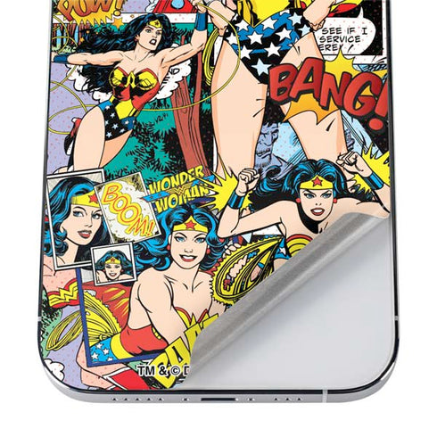 DC Comics Wonder Woman Comic Blast iPhone 12 Pro Max Skin