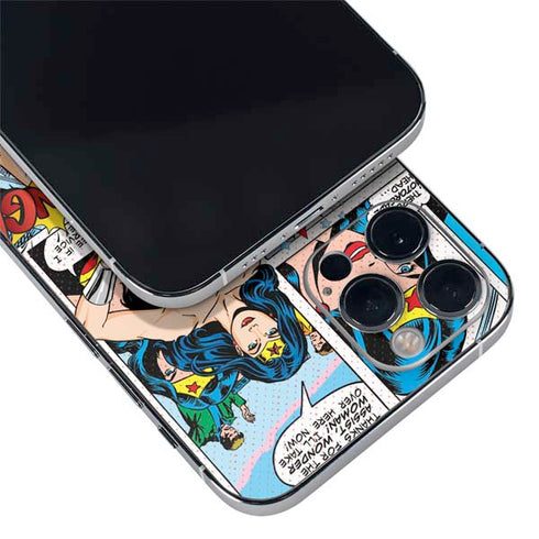 DC Comics Wonder Woman Comic Blast iPhone 12 Pro Max Skin
