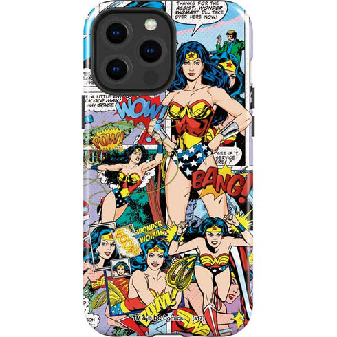 DC Comics Wonder Woman Comic Blast iPhone 13 Pro Max Impact Case