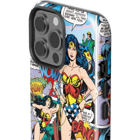 DC Comics Wonder Woman Comic Blast iPhone 15 Pro Max Impact Case