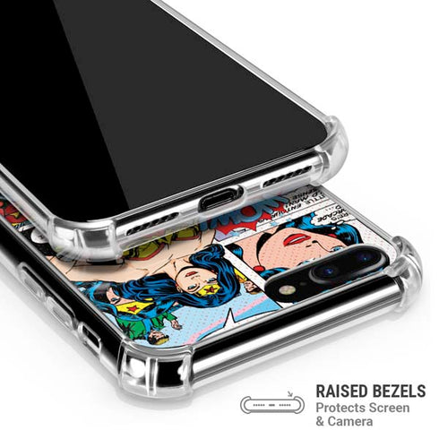 DC Comics Wonder Woman Comic Blast iPhone 7/8 Plus Clear Case