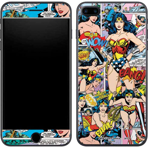 DC Comics Wonder Woman Comic Blast iPhone 7 Plus Skin