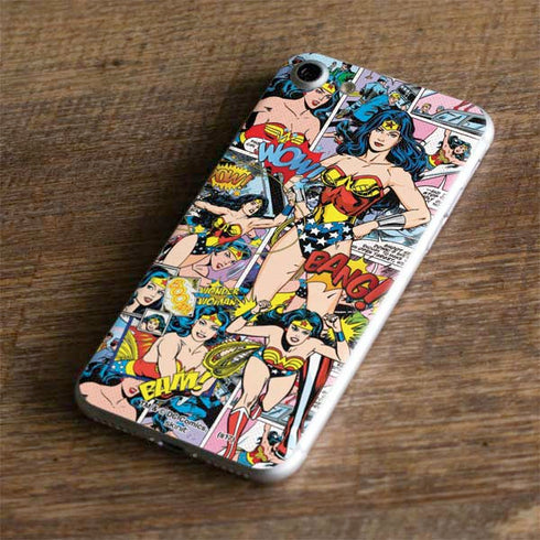 DC Comics Wonder Woman Comic Blast iPhone 7 Skin