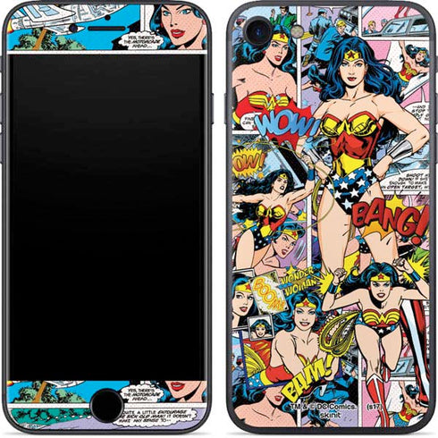 DC Comics Wonder Woman Comic Blast iPhone 7 Skin