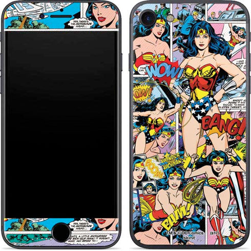 DC Comics Wonder Woman Comic Blast iPhone 8 Skin