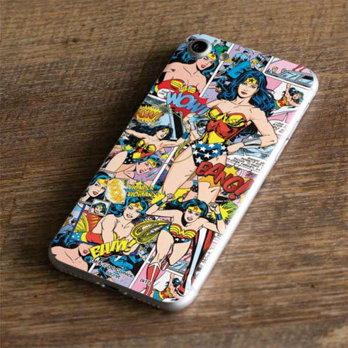 DC Comics Wonder Woman Comic Blast iPhone 8 Skin
