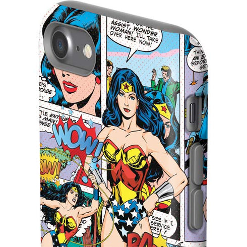 DC Comics Wonder Woman Comic Blast iPhone SE (2nd & 3rd Gen) Pro Case