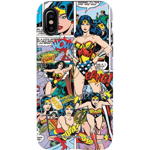 DC Comics Wonder Woman Comic Blast iPhone X Pro Case