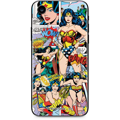DC Comics Wonder Woman Comic Blast iPhone XR Skin