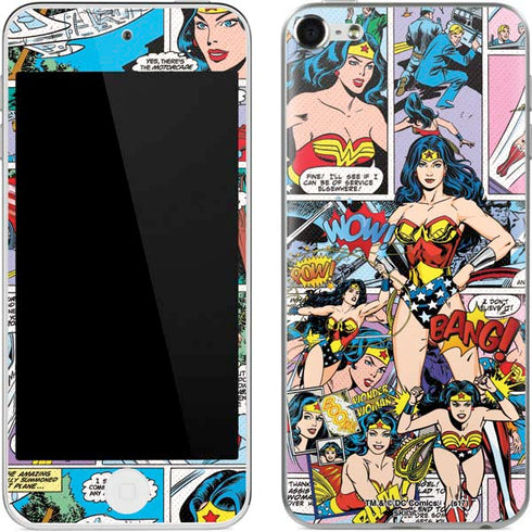 DC Comics Wonder Woman Comic Blast Apple iPod Skin
