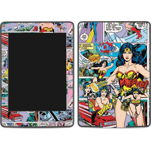 DC Comics Wonder Woman Comic Blast Amazon Kindle Skin