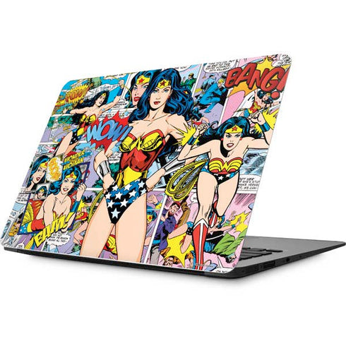 DC Comics Wonder Woman Comic Blast Apple MacBook Skin