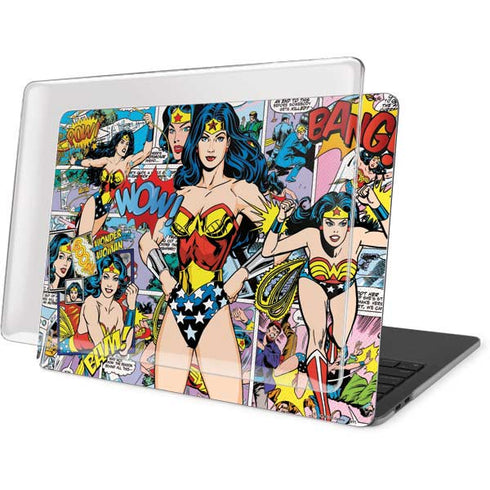 DC Comics Wonder Woman Comic Blast MacBook Pro 15in (2016-19) Case plus Skin