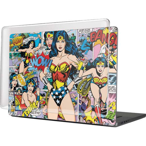 DC Comics Wonder Woman Comic Blast MacBook Pro 16in (2021-25) Case plus Skin