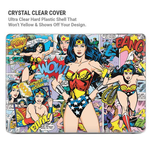 DC Comics Wonder Woman Comic Blast MacBook Pro 16in (2021-25) Case plus Skin