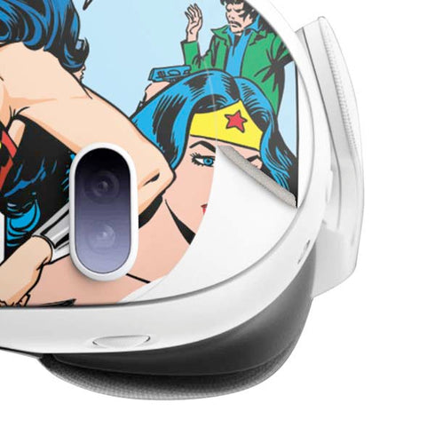 DC Comics Wonder Woman Comic Blast Meta Quest 3 Skin