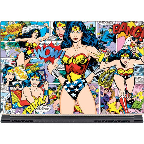 DC Comics Wonder Woman Comic Blast MSI GS65 Stealth Laptop Skin