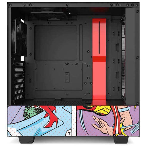 DC Comics Wonder Woman Comic Blast NZXT H510 Compact ATX Mid-Tower Case Skin