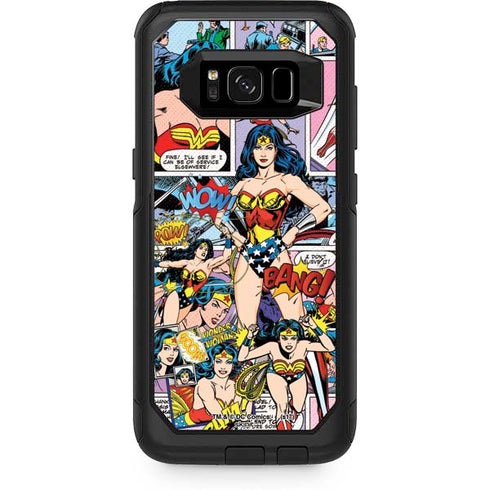 DC Comics Wonder Woman Comic Blast Otterbox Commuter Galaxy Skin