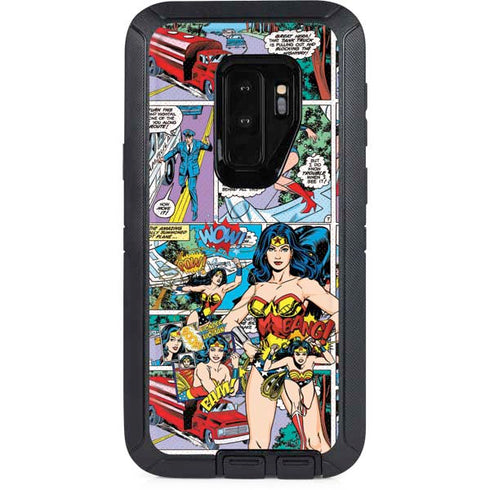 DC Comics Wonder Woman Comic Blast Otterbox Defender Galaxy Skin