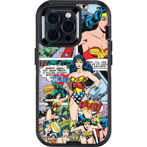 DC Comics Wonder Woman Comic Blast Otterbox Defender iPhone Skin