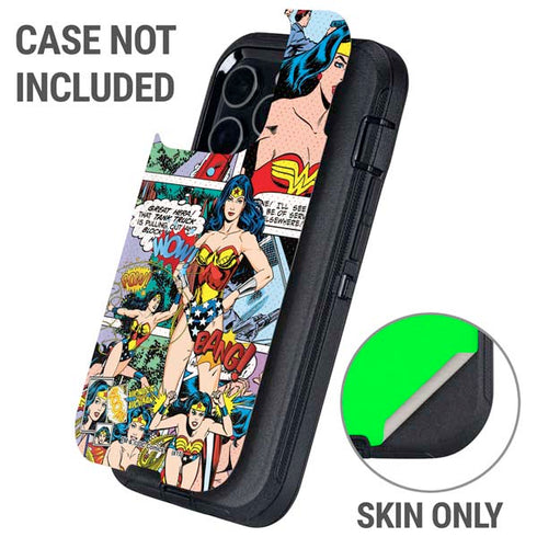 DC Comics Wonder Woman Comic Blast Otterbox Defender iPhone Skin