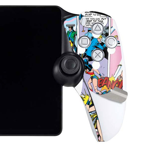 DC Comics Wonder Woman Comic Blast PlayStation Portal Remote Player Skin