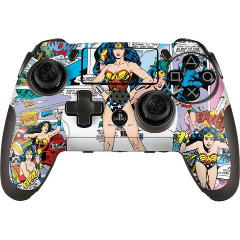 DC Comics Wonder Woman Comic Blast PlayStation Scuf Vantage 2 Controller Skin