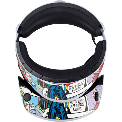 DC Comics Wonder Woman Comic Blast PlayStation VR2 Skin