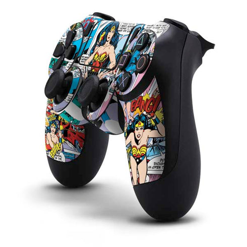 DC Comics Wonder Woman Comic Blast PS4 Controller Skin