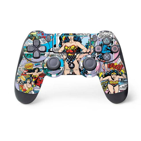DC Comics Wonder Woman Comic Blast PS4 Pro/Slim Controller Skin