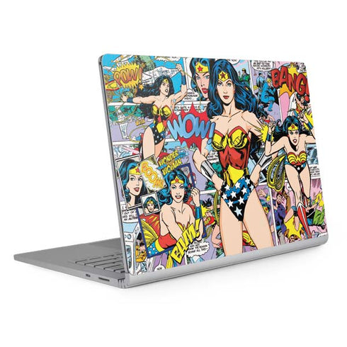 DC Comics Wonder Woman Comic Blast Surface Book 2 15in Skin
