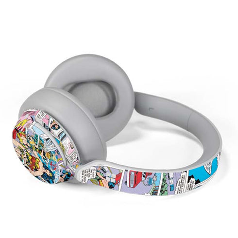 DC Comics Wonder Woman Comic Blast Surface Headphones Skin