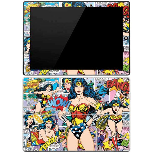 DC Comics Wonder Woman Comic Blast Surface Pro 3 Skin