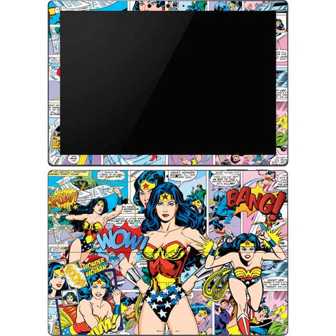 DC Comics Wonder Woman Comic Blast Surface Pro 6 Skin