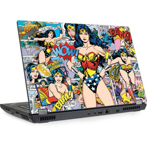 DC Comics Wonder Woman Comic Blast Lenovo ThinkPad Skin