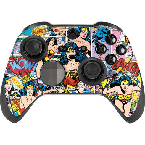 DC Comics Wonder Woman Comic Blast Xbox Elite Wireless Controller Series 2 Skin
